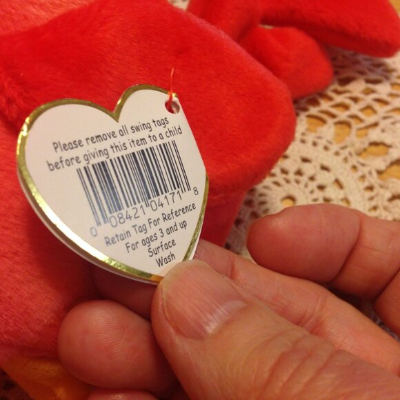 Ty Beanie Baby Strut The Rooster 🐓 DOB March 8, 1996 - Picture 6 of 9